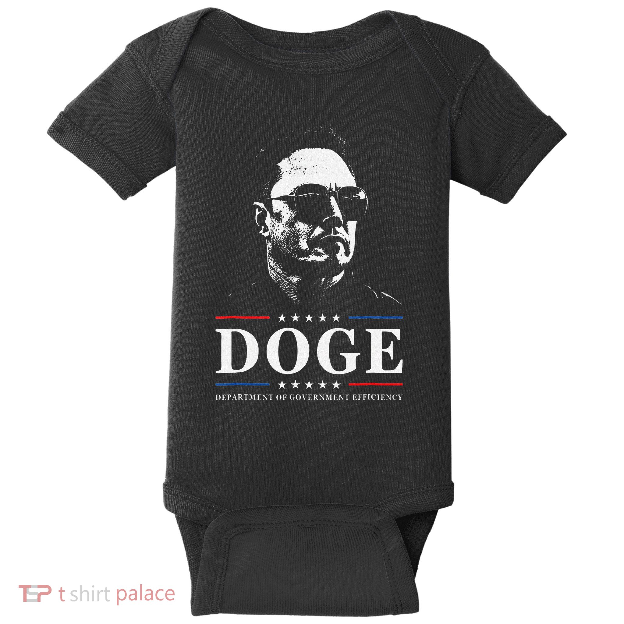 Elon Sunglasses D.O.G.E. Department Of Government Efficiency .Png Baby Bodysuit