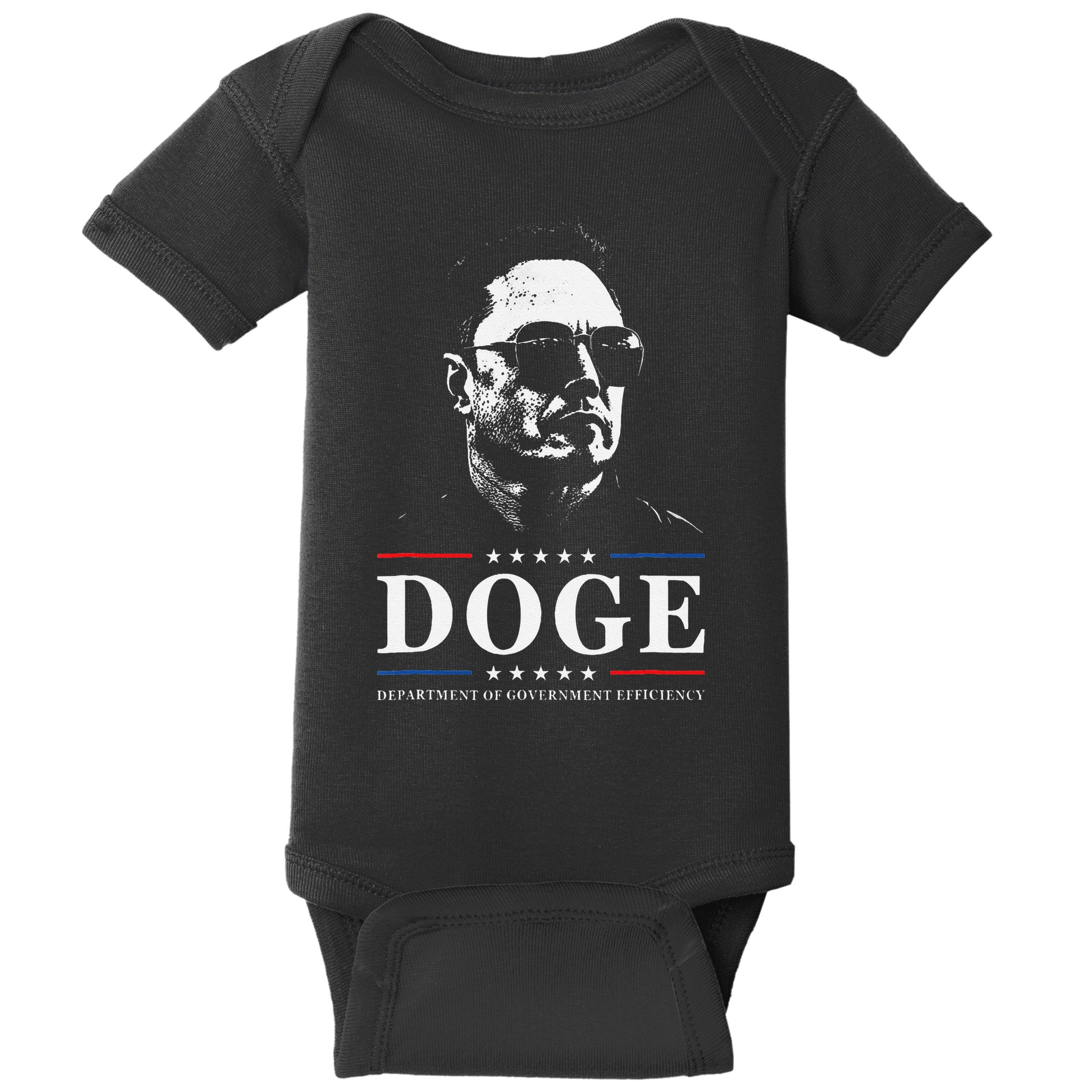 Elon Sunglasses D.O.G.E. Department Of Government Efficiency .Png Baby Bodysuit