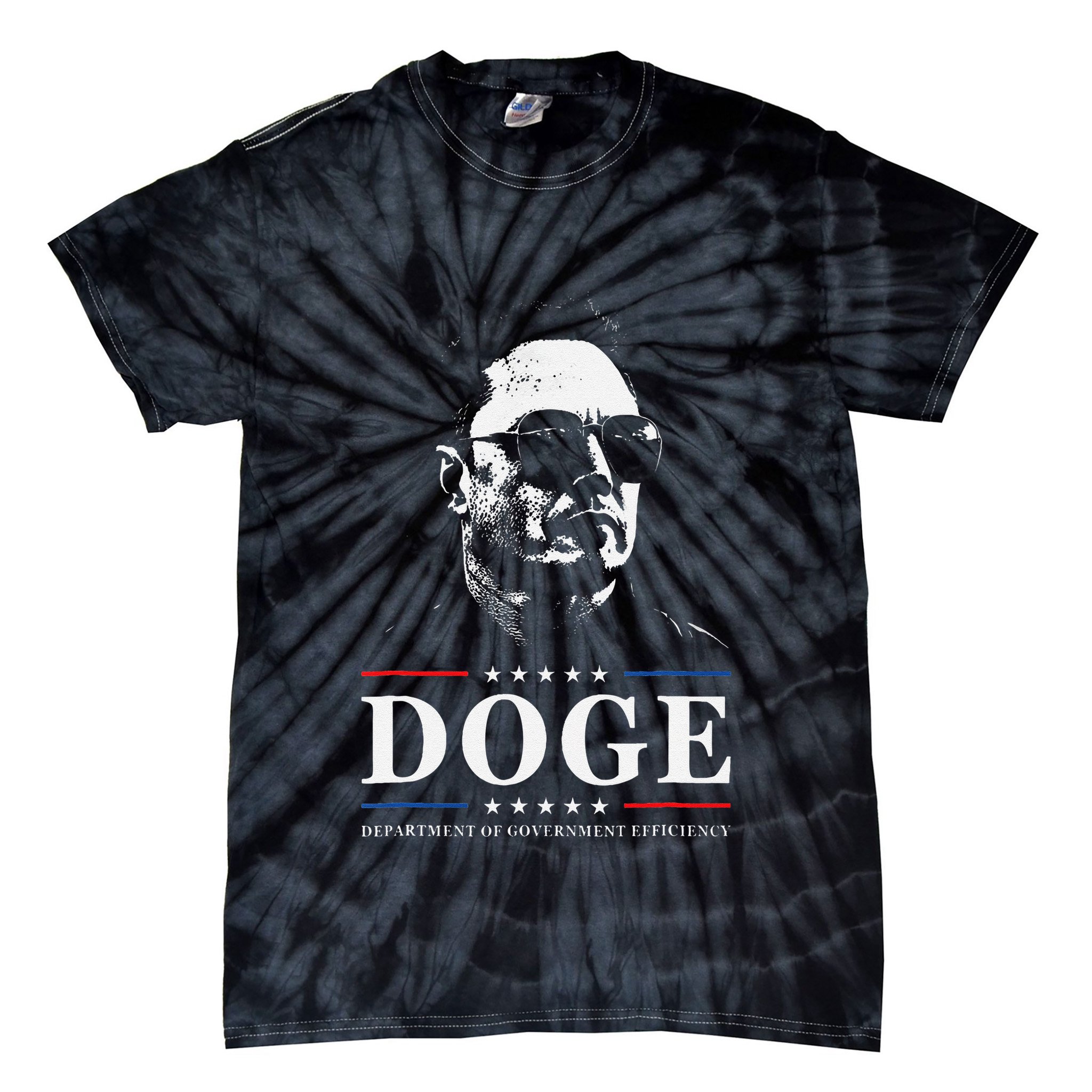 Elon Sunglasses D.O.G.E. Department Of Government Efficiency .Png Tie-Dye T-Shirt