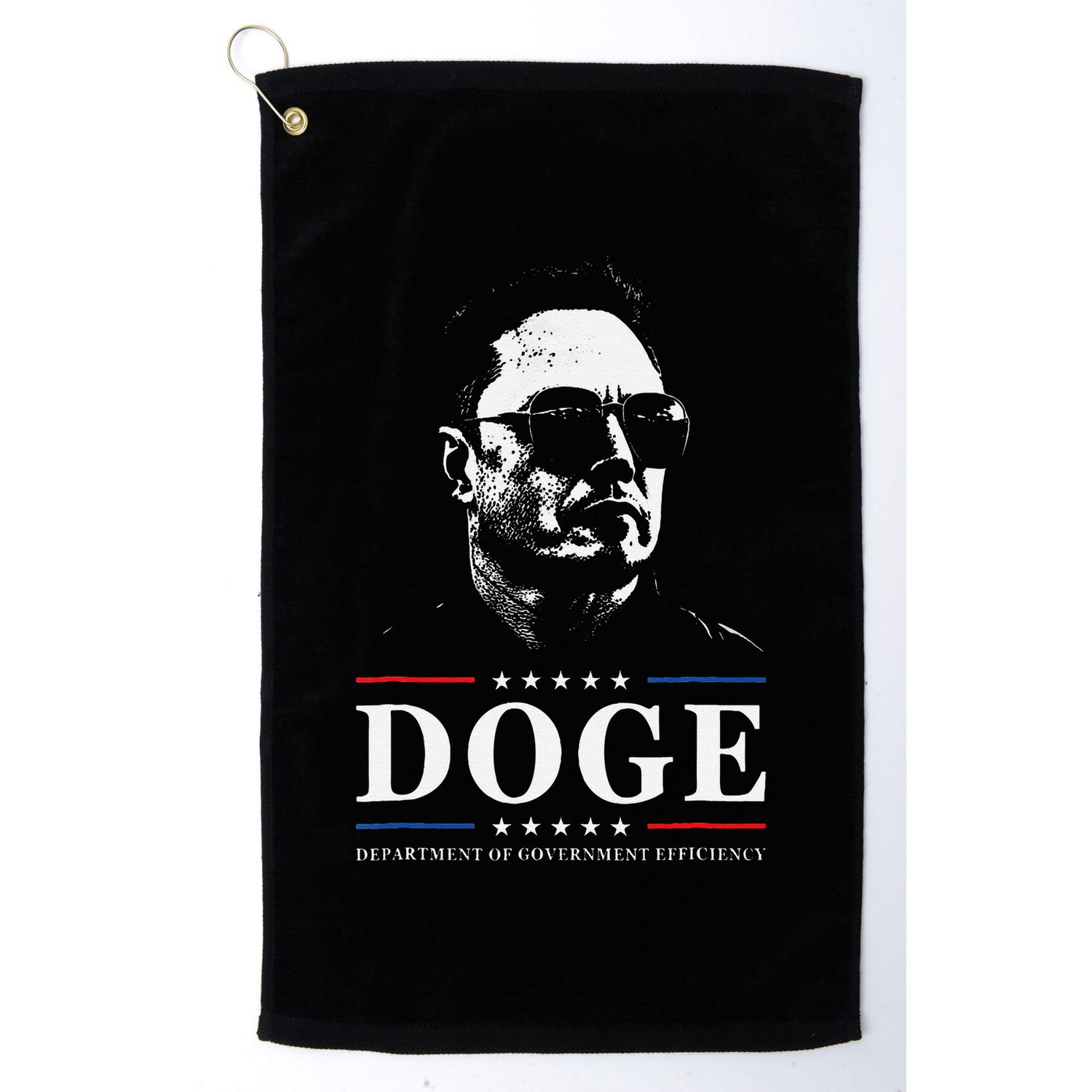Elon Sunglasses D.O.G.E. Department Of Government Efficiency .Png Golf Towel