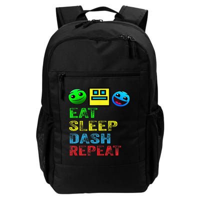 Eat Sleep Dash Repeat Video Game Geometry Video Gamer Gift Backpack