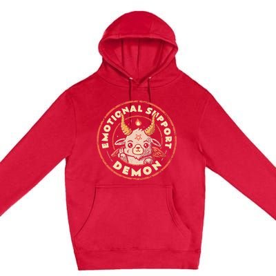 Emotional Support Demon Premium Pullover Hoodie