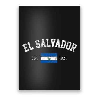 El Salvador Est. 1821 Salvadoran Flag Independence Day Poster