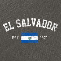 El Salvador Est. 1821 Salvadoran Flag Independence Day Cotton Canvas Backpack