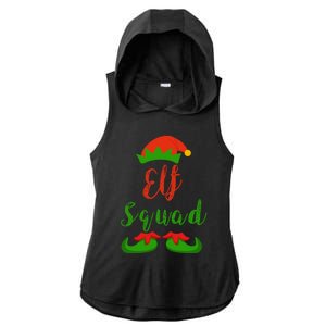 Elf Squad Elf | Funny Christmas Family Matching T Gift Hoodie Ladies PosiCharge Tri-Blend Wicking Draft Hoodie Tank