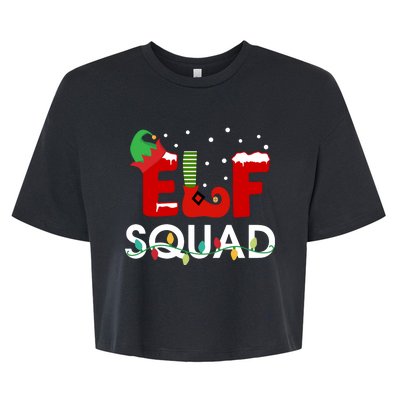 Elf Squad Bella+Canvas Jersey Crop Tee