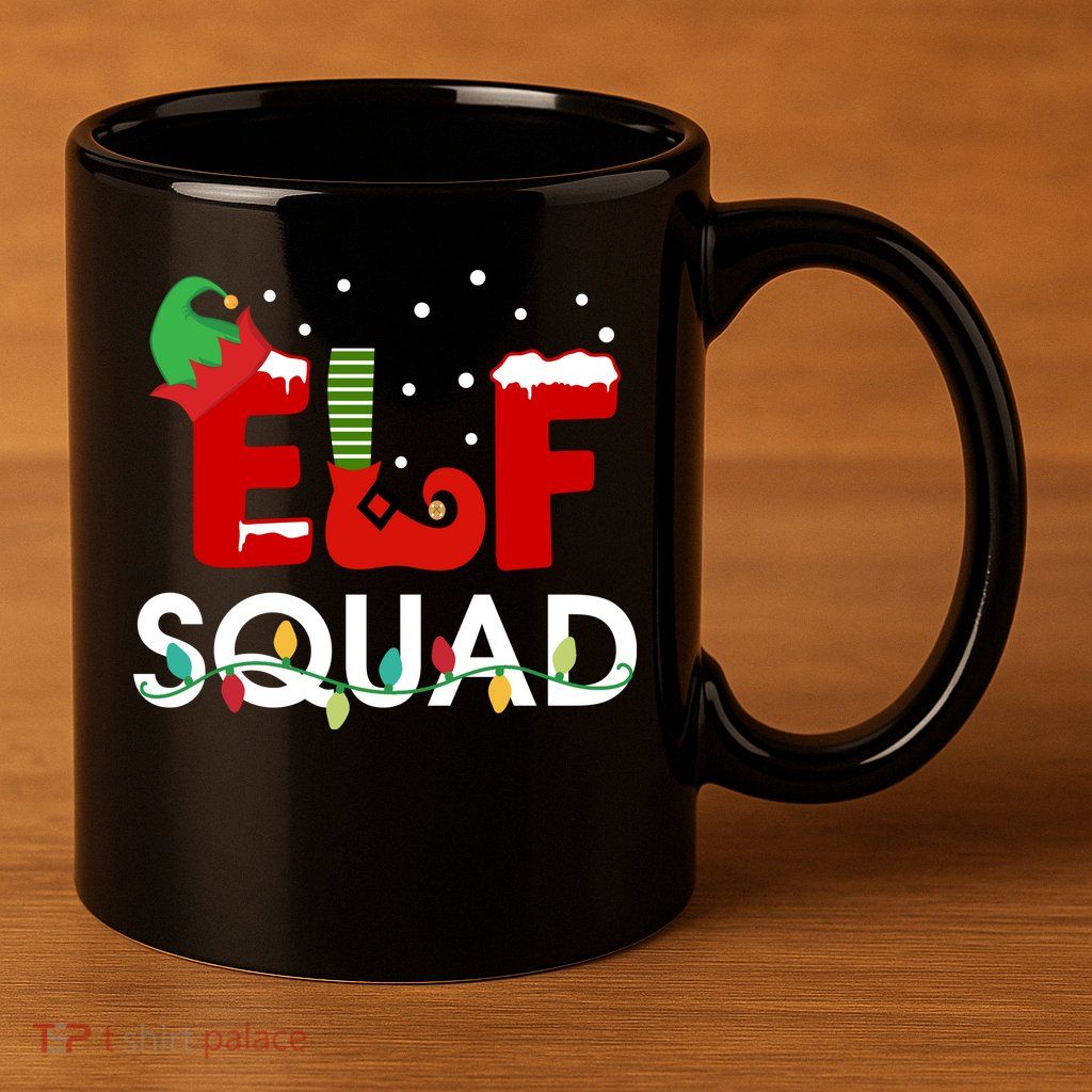 Elf Squad 11oz C Handle Ceramic Mug