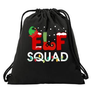 Elf Squad Drawstring Bag