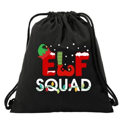Elf Squad Drawstring Bag