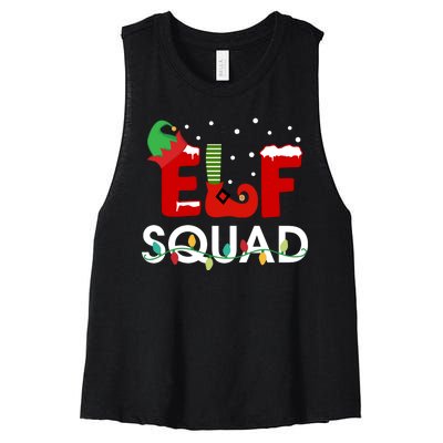 Elf Squad Women's Racerback Cropped Tank