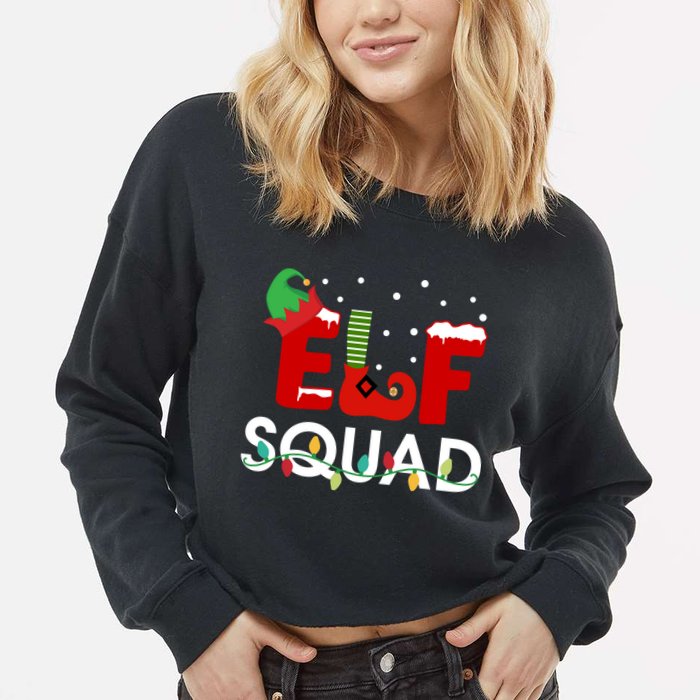 Elf Squad Cropped Pullover Crew