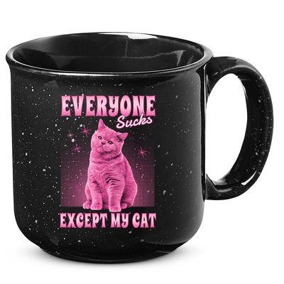 Everyone Sucks Except My Cat 15oz Campfire Ceramic Mug