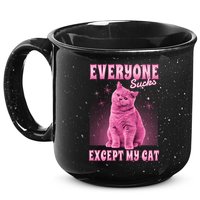 Everyone Sucks Except My Cat 15oz Campfire Ceramic Mug
