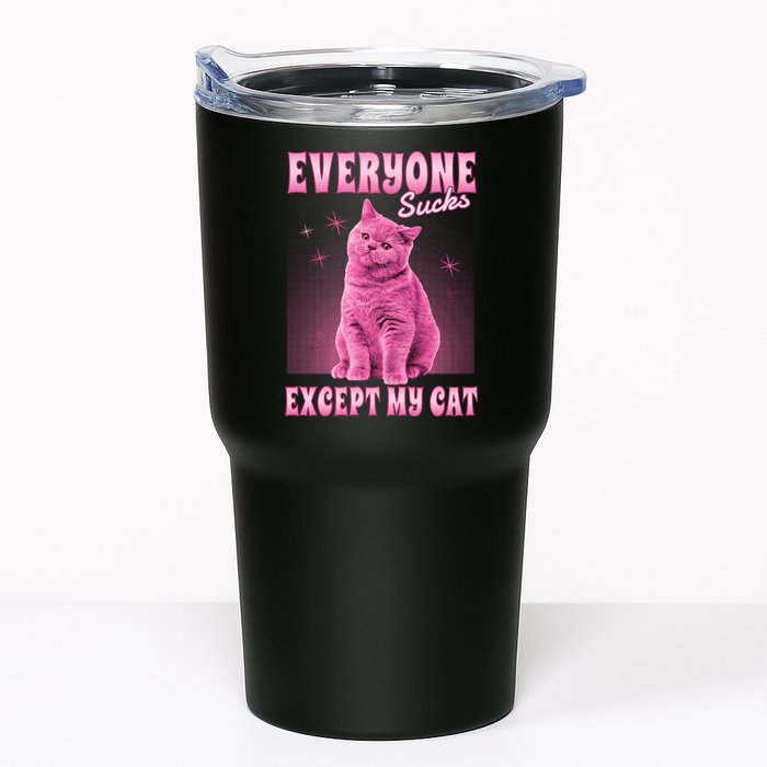 Everyone Sucks Except My Cat Tumbler