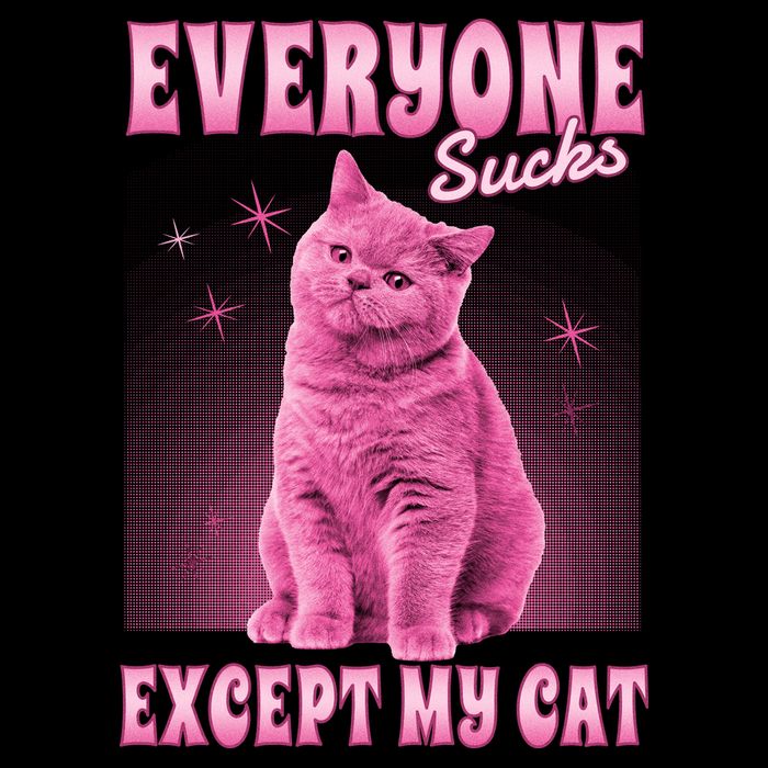 Everyone Sucks Except My Cat Wool Snapback Cap