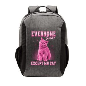 Everyone Sucks Except My Cat Vector Backpack