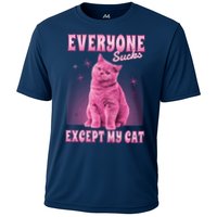 Everyone Sucks Except My Cat Cooling Performance Crew T-Shirt