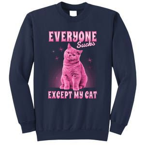 Everyone Sucks Except My Cat Sweatshirt