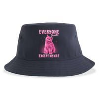 Everyone Sucks Except My Cat Sustainable Bucket Hat