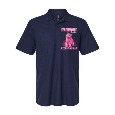 Everyone Sucks Except My Cat Softstyle Adult Sport Polo