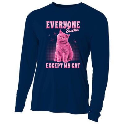 Everyone Sucks Except My Cat Cooling Performance Long Sleeve Crew