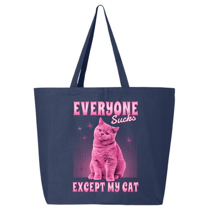 Everyone Sucks Except My Cat 25L Jumbo Tote