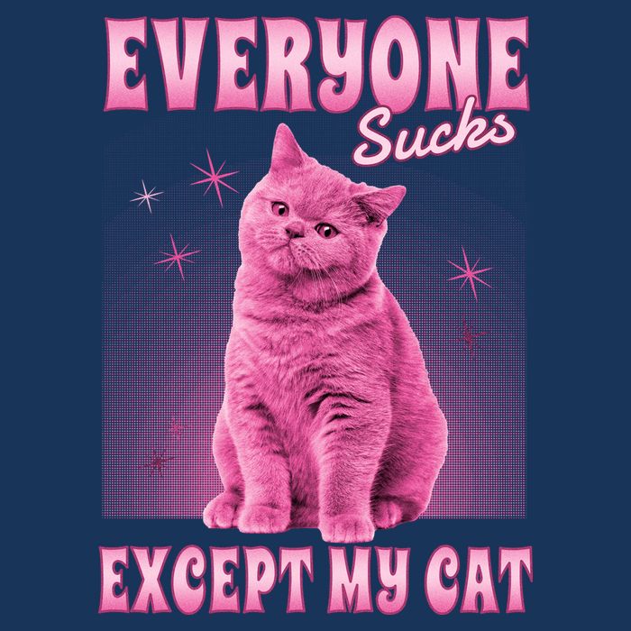 Everyone Sucks Except My Cat Golf Towel