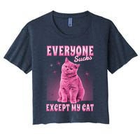 Everyone Sucks Except My Cat Crop Top