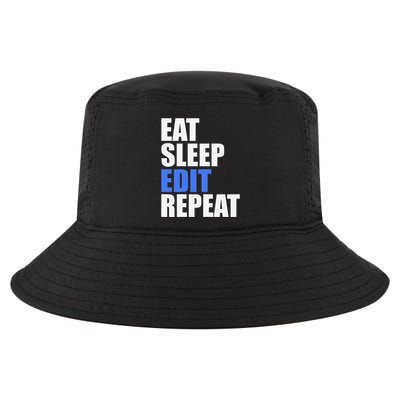 Eat Sleep Edit Repeat Editor Writer Journalist Reporter Cool Comfort Performance Bucket Hat