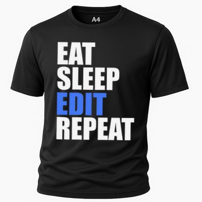 Eat Sleep Edit Repeat Editor Writer Journalist Reporter Performance Shirt