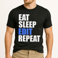 Eat Sleep Edit Repeat Editor Writer Journalist Reporter Performance Shirt