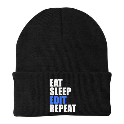 Eat Sleep Edit Repeat Editor Writer Journalist Reporter Beanie