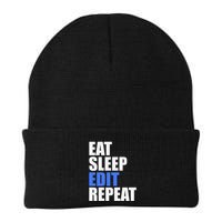 Eat Sleep Edit Repeat Editor Writer Journalist Reporter Beanie