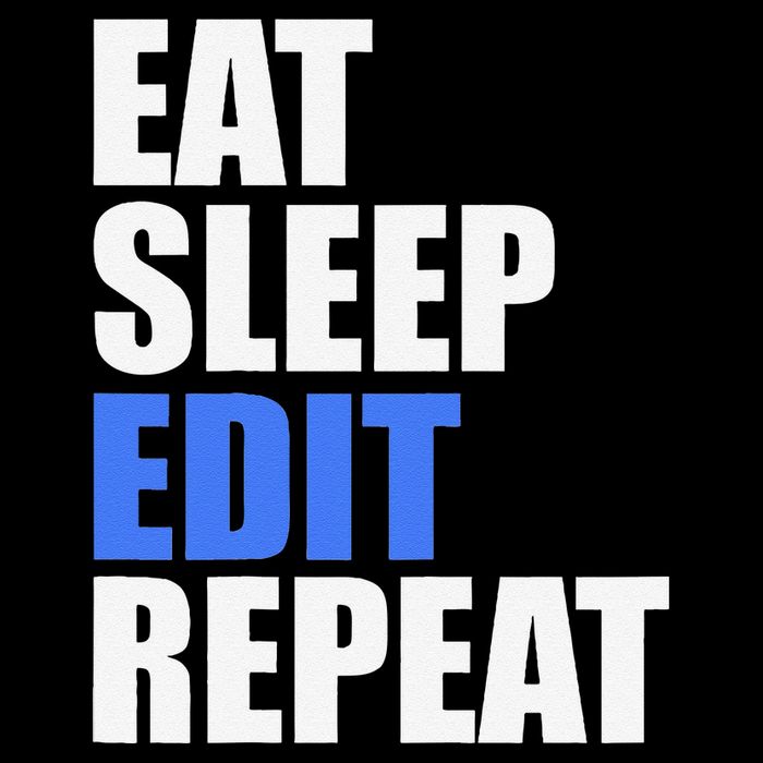 Eat Sleep Edit Repeat Editor Writer Journalist Reporter 16 in Basic Backpack