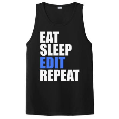 Eat Sleep Edit Repeat Editor Writer Journalist Reporter PosiCharge Competitor Tank