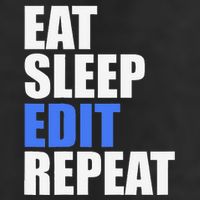Eat Sleep Edit Repeat Editor Writer Journalist Reporter Hat