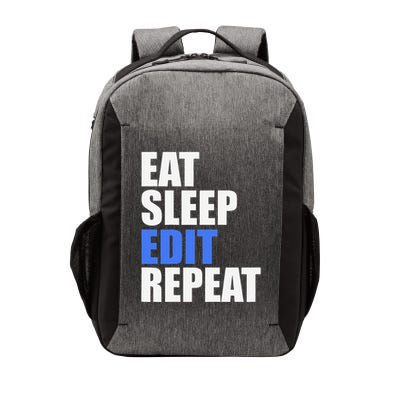 Eat Sleep Edit Repeat Editor Writer Journalist Reporter Vector Backpack