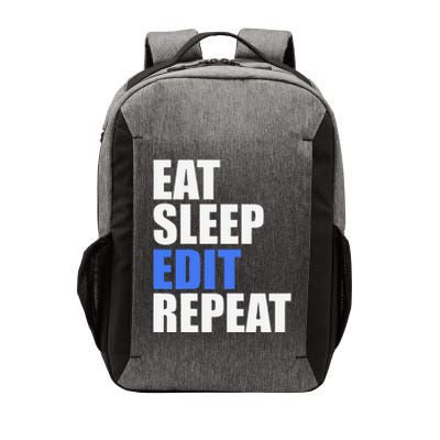 Eat Sleep Edit Repeat Editor Writer Journalist Reporter Vector Backpack