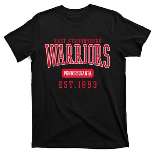 East Stroudsburg ESU Warriors Est. Date T-Shirt