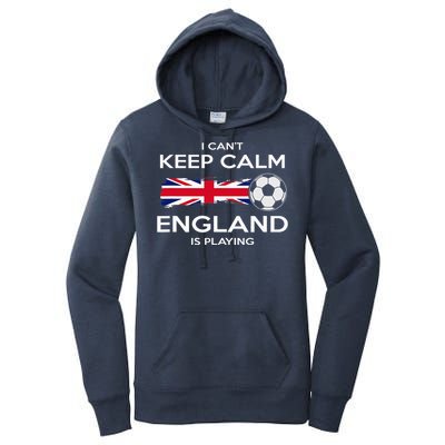 England Soccer English Player Flag Ball Women's Pullover Hoodie