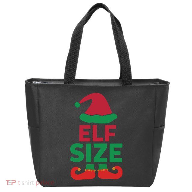 Elf Size Zip Tote Bag