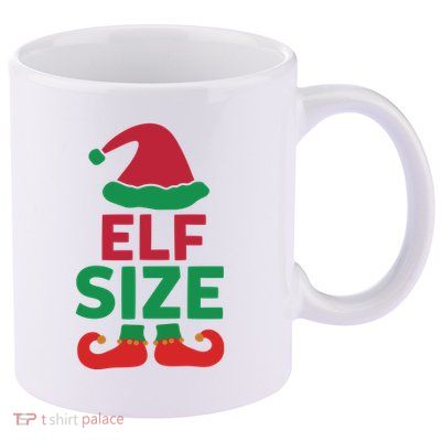 Elf Size 11oz C Handle Ceramic Mug