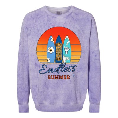 Endless Summer Colorblast Crewneck Sweatshirt