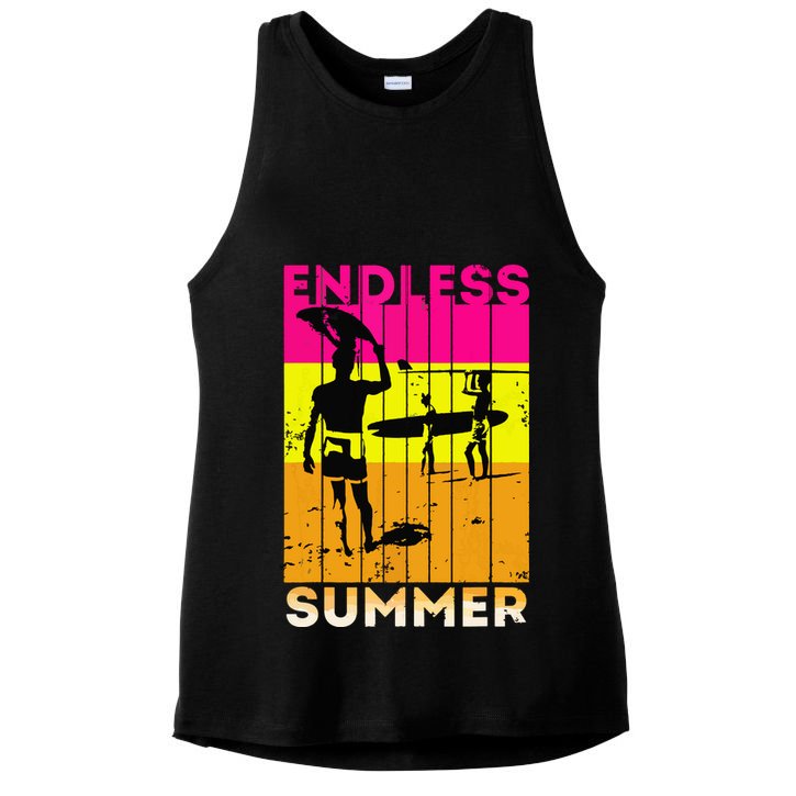 Endless Summer Ladies PosiCharge Tri-Blend Wicking Tank