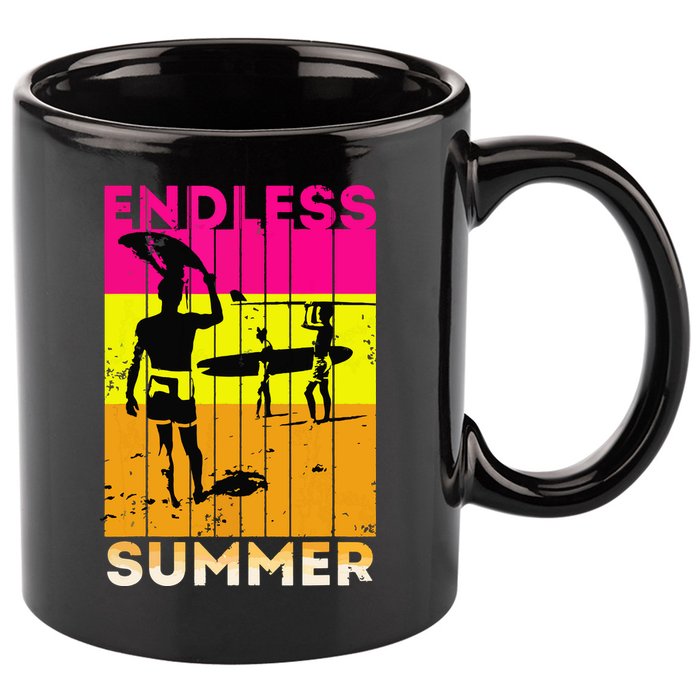 Endless Summer 11oz C Handle Ceramic Mug