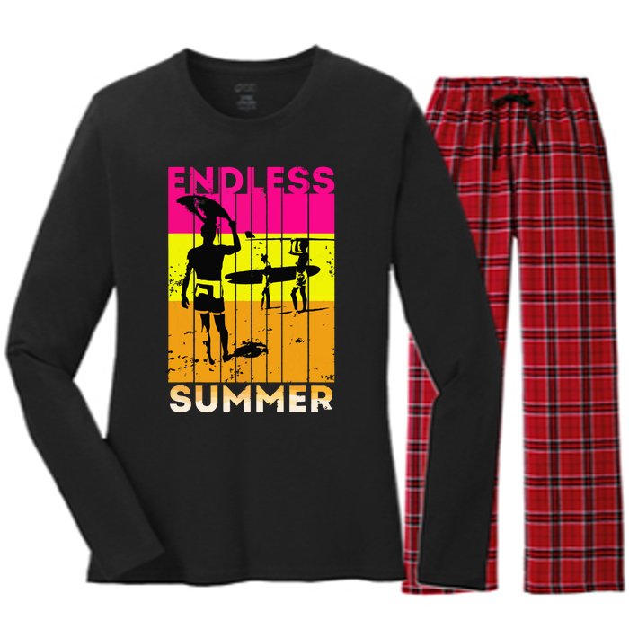 Endless Summer Women's Long Sleeve Flannel Pajama Set 