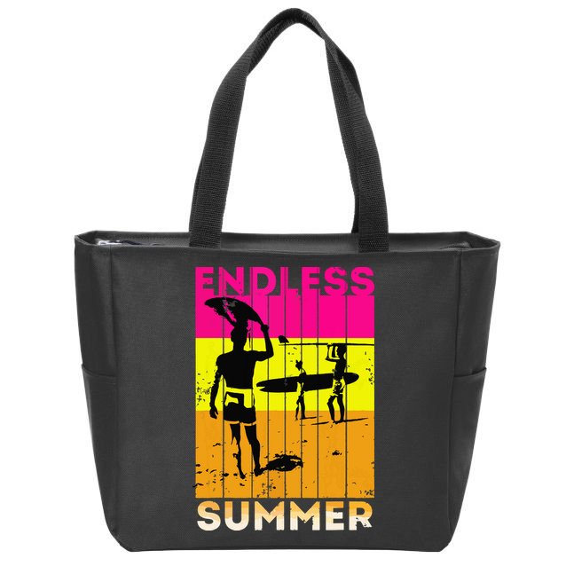 Endless Summer Zip Tote Bag