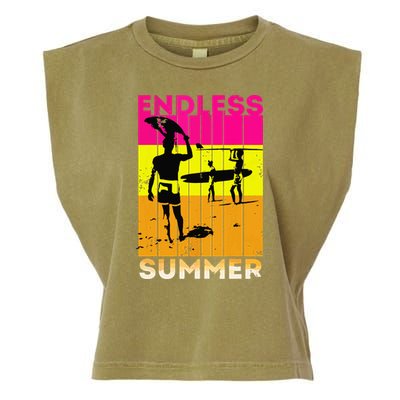 Endless Summer Garment-Dyed Women's Muscle Tee