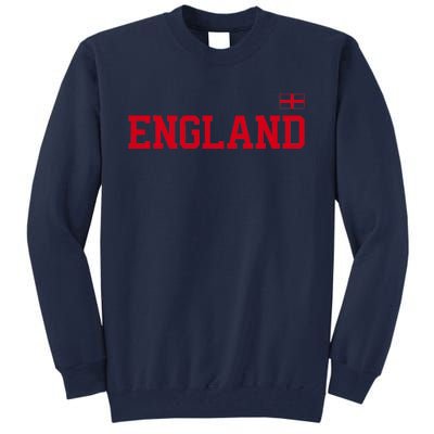 English Soccer English Flag Tall Sweatshirt