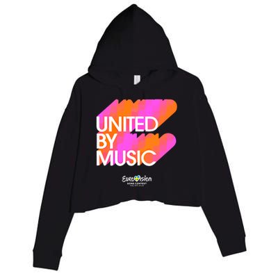 Eurovision Song Eurovision 2024 United By Music Crop Fleece Hoodie